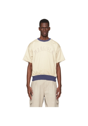 Maison Margiela Off-White Cotton Varsity T-shirt