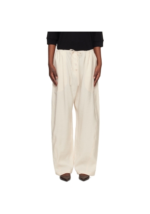 Studio Nicholson Beige Hera Trousers