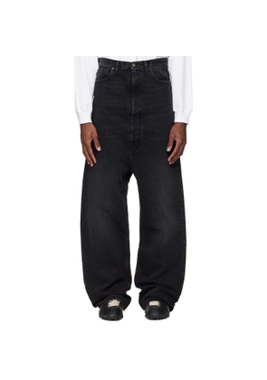 Maison Margiela Black Dropped-Rise Jeans