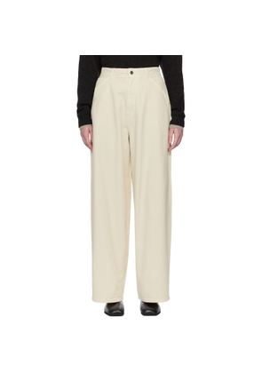 LEMAIRE Off-White Large Jeans