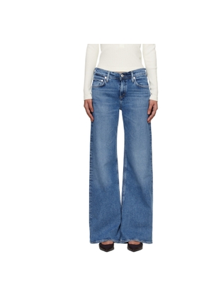 Citizens of Humanity Blue Nora Trouser Leg Jeans