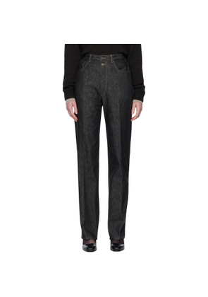 LEMAIRE Navy High Waisted Straight Jeans