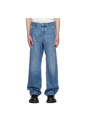 Bottega Veneta Blue Faded Jeans
