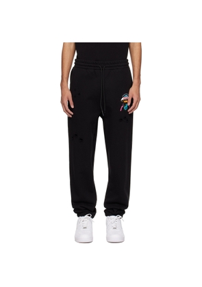 Members of the Rage Black Distressed Sweatpants
