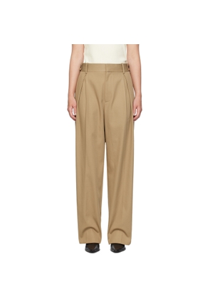 Bottega Veneta Tan Tapered Trousers