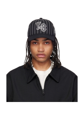 Y-3 Black Pinstripe Cap
