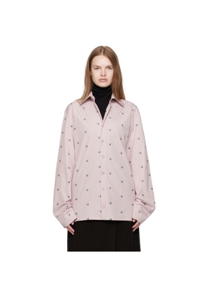Rier Pink Embroidered Shirt