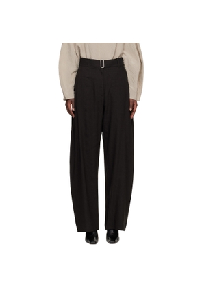 Studio Nicholson Brown Chatto Trousers
