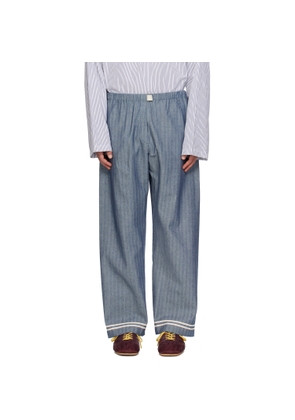 SC103 Navy Banner Trousers