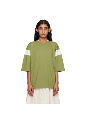 YMC Green & White Skate T-shirt
