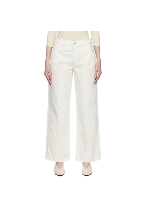 ANINE BING Off-White Manon Jeans