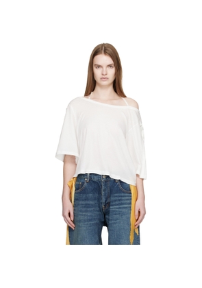 UNDERCOVER White Strap T-shirt