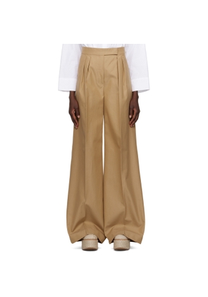 Max Mara Tan Corte Trousers