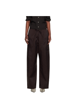 Studio Nicholson Brown Hera Trousers