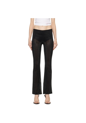 Alexander Wang Black Boot-Leg Trousers