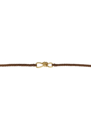 Bottega Veneta Brown Andiamo Belt