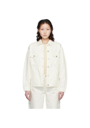 ANINE BING Off-White Rory Denim Jacket