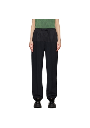 Alexander Wang Black Articulated Trousers