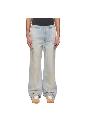 AMIRI Blue Relaxed Baggy Jeans