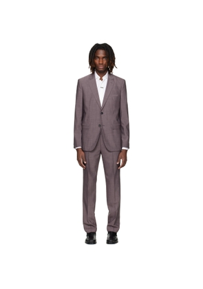Hugo Purple Two-Piece Extra-Slim-Fit Wool-Blend Suit