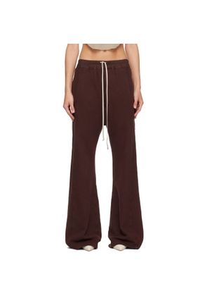 Rick Owens DRKSHDW Burgundy Concordians Pusher Lounge Pants