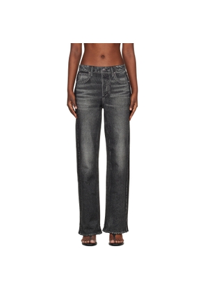 rag & bone Black Miramar Wide-Leg Track Pants