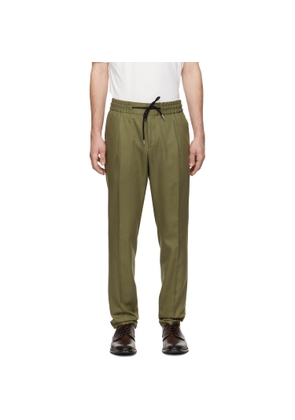 Hugo Khaki Slim-Fit Trousers