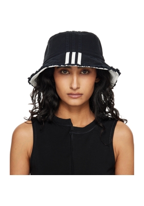 Y-3 Black Stripes Bucket Hat