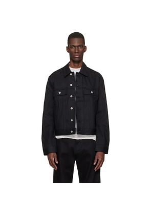 Rick Owens DRKSHDW Black Temple Denim Trucker Jacket