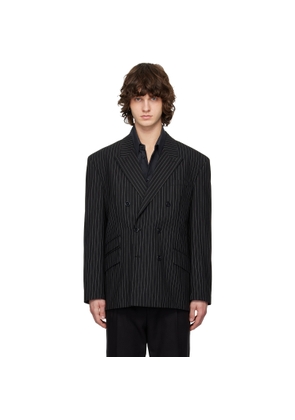 Hugo Black Oversized-Fit Blazer