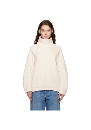 Bottega Veneta Off-White Compact Cotton Turtleneck