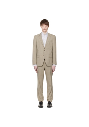 Hugo Beige Two-Piece Slim-Fit Stretch Cloth Suit