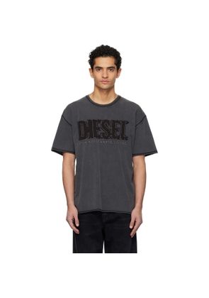 Diesel Gray T-Rawboxt T-shirt