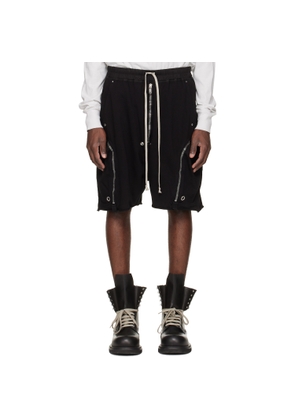 Rick Owens DRKSHDW Black Temple Bauhaus Pods Shorts