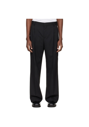Hugo Black Modern-Fit Stretch Ripstop Trousers