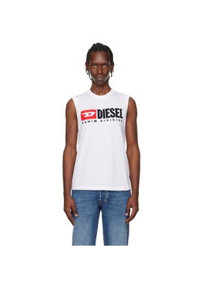 Diesel White T-Isco-Div Tank Top