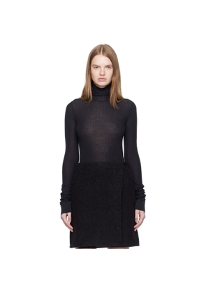 LEMAIRE Gray Seamless Turtleneck