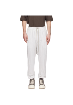Rick Owens DRKSHDW Off-White Temple Drawstring Lounge Pants