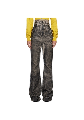 Rick Owens DRKSHDW Black Concordians Dirt Bolan Jeans