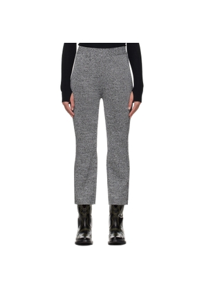 GANNI Gray Cropped Trousers