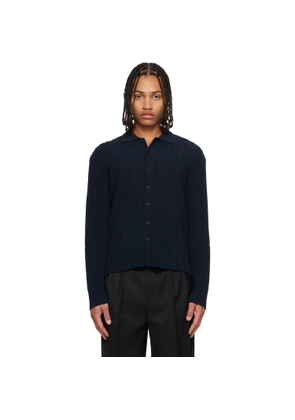 LE17SEPTEMBRE Navy Ribbed Cardigan