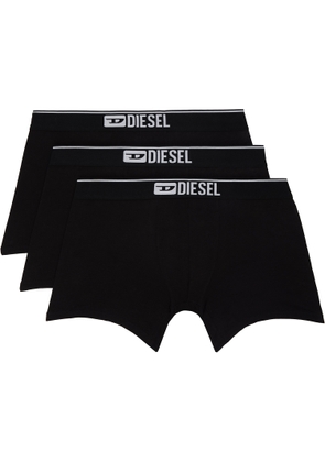 Diesel Three-Pack Black Umbx-Sebastianthreepac Boxer Briefs