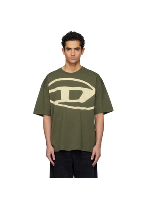 Diesel Khaki T-Boxt-Bleach T-shirt
