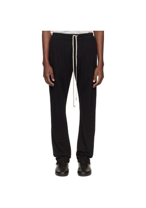 Rick Owens DRKSHDW Black Temple Berlin Drawstring Sweatpants