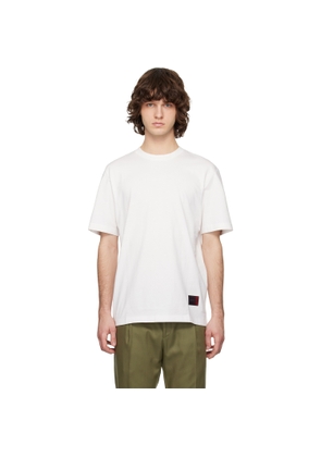 Hugo White Gradient-Logo T-shirt
