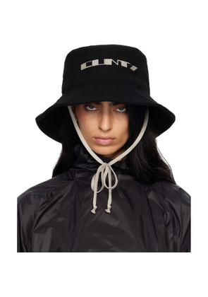 Rick Owens DRKSHDW Black Concordians Gilligan Bucket Hat