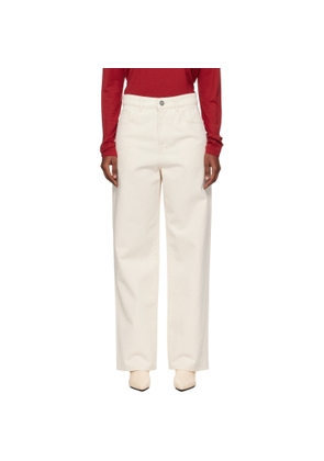 Róhe Off-White Baggy Fit Jeans
