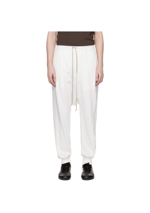 Rick Owens DRKSHDW Off-White Temple Drawstring Sweatpants