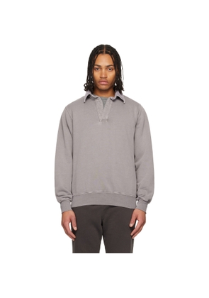 Les Tien Gray Moto Back Polo
