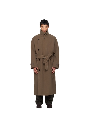 LEMAIRE Brown Wrap Coat